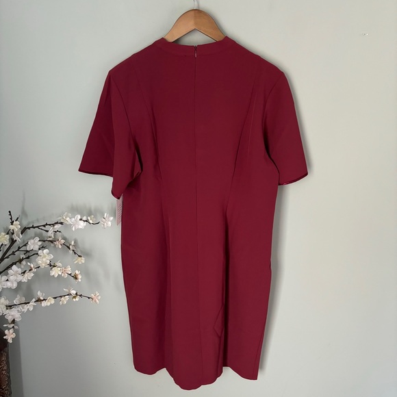 Eloquii Ruffle Front Keyhole Dress NWT Size 16 - Picture 3 of 5